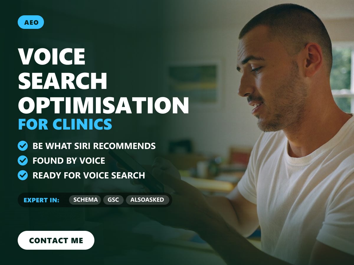Voice search optimisation for clinics — image 1