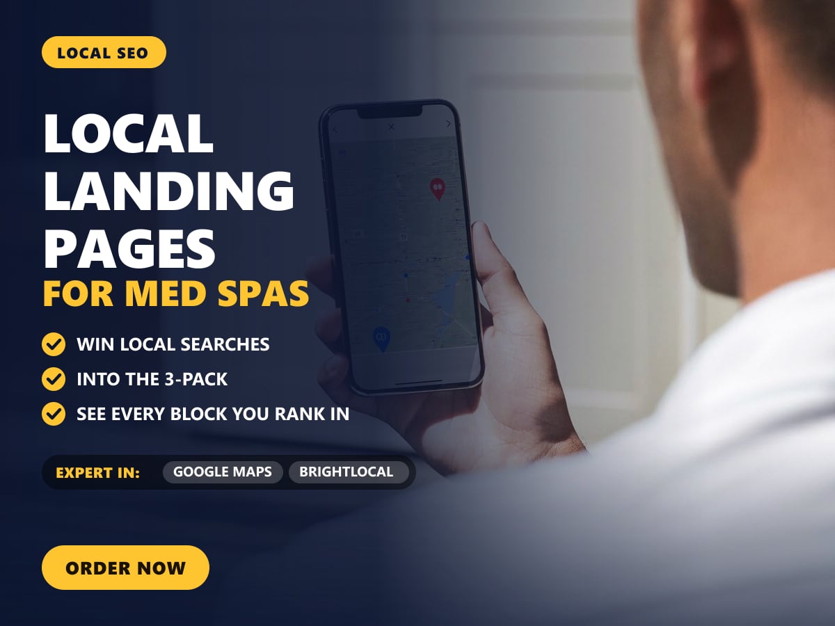 Local landing pages for med spas — image 1