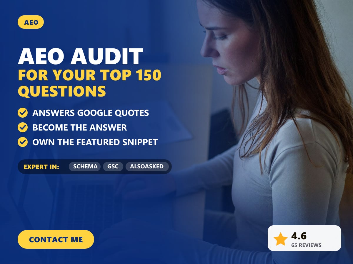 AEO audit for your top 150 questions — image 1