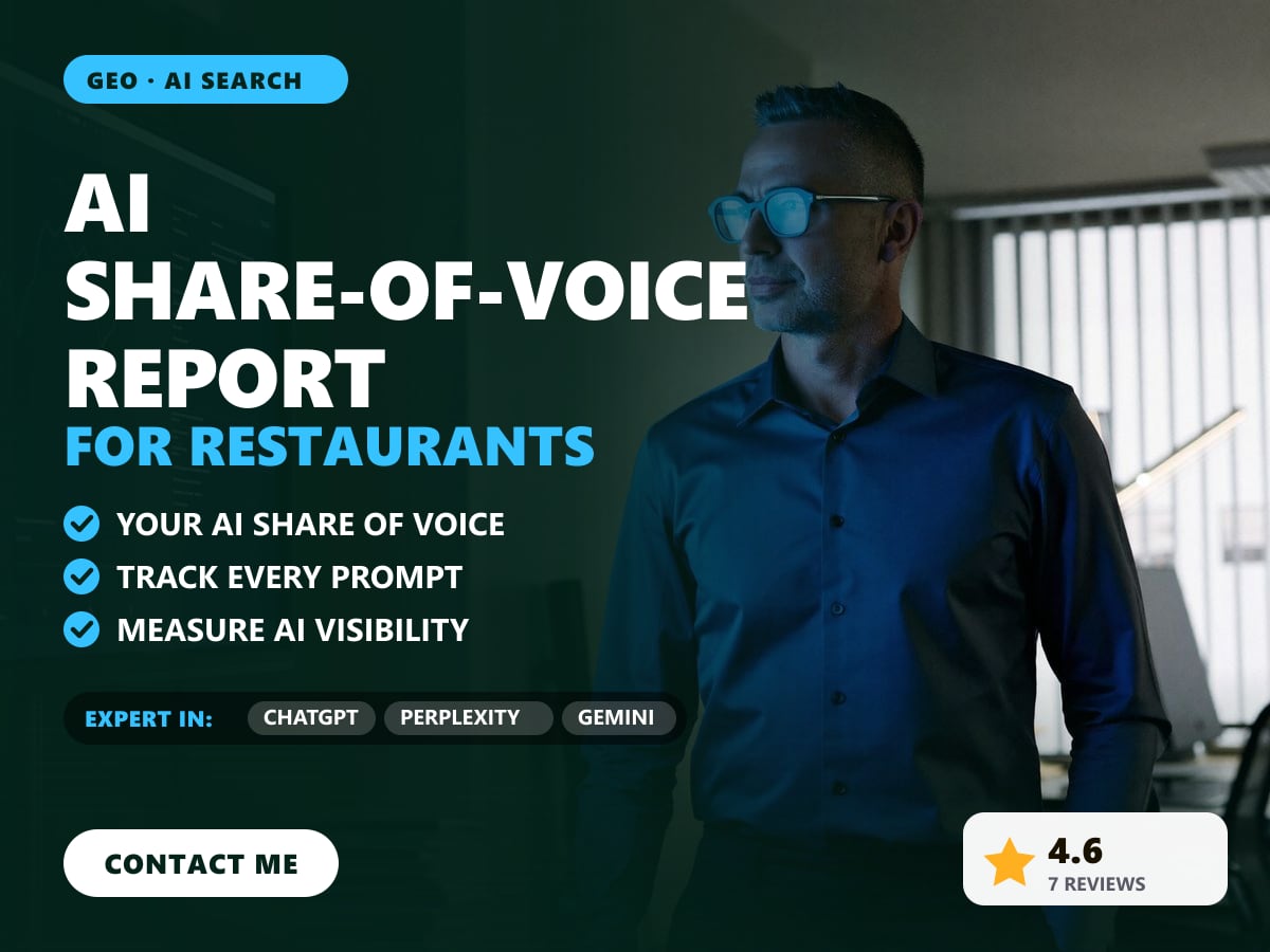 AI share-of-voice report for restaurants — image 1