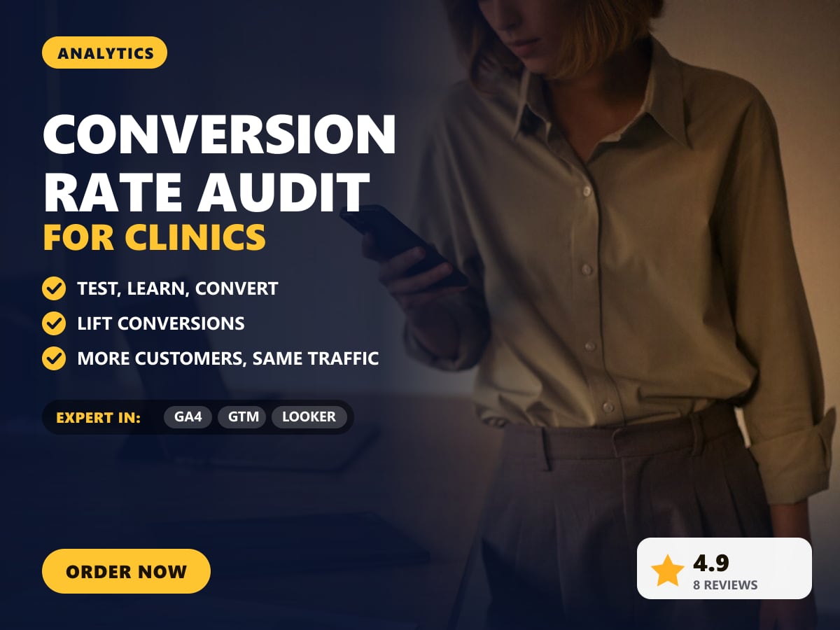 Conversion rate audit for clinics — image 1