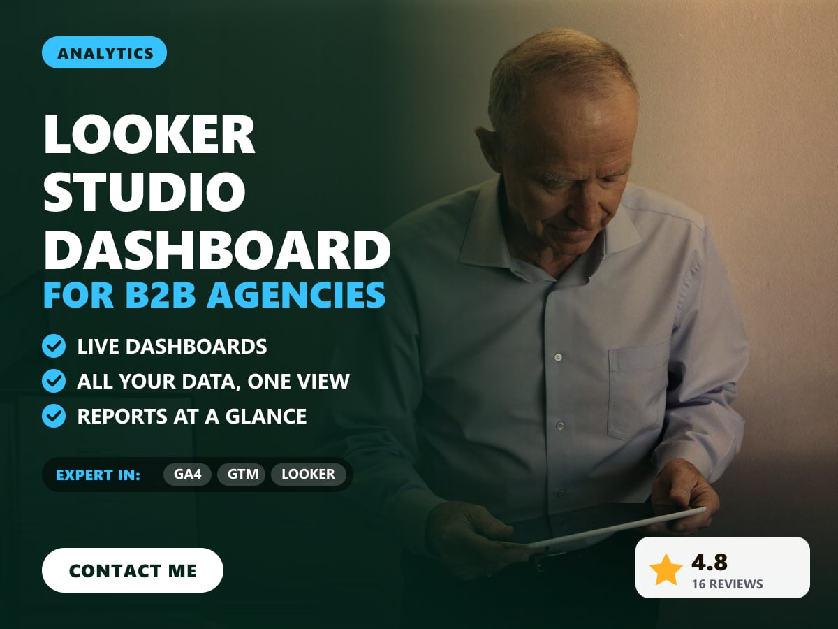 Looker Studio dashboard for B2B agencies — image 1