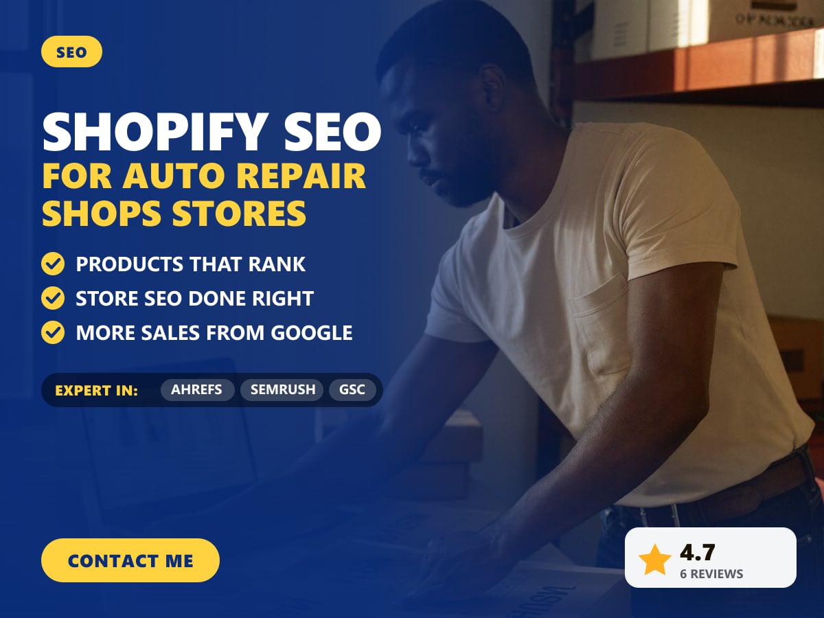 Shopify SEO for auto repair shops stores — image 1