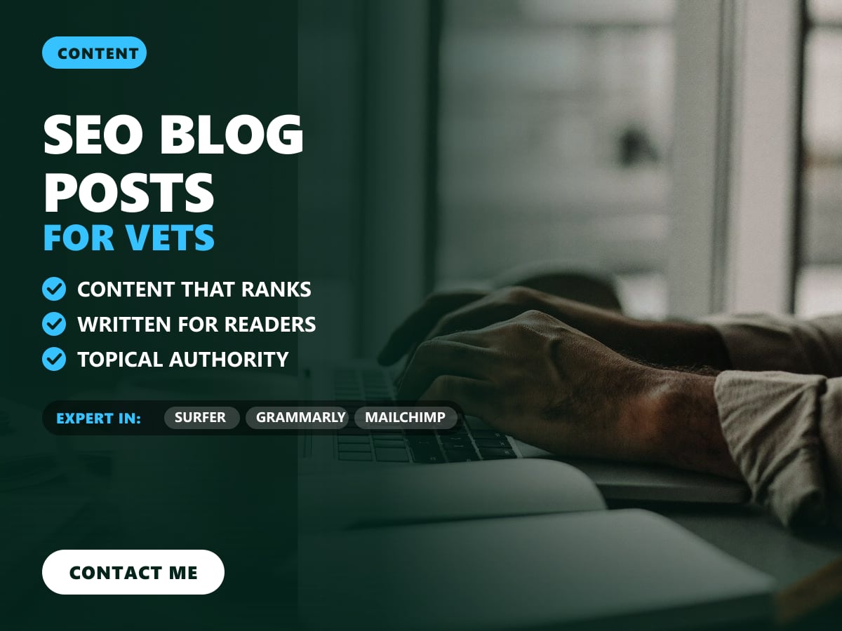 SEO blog posts for vets — image 1