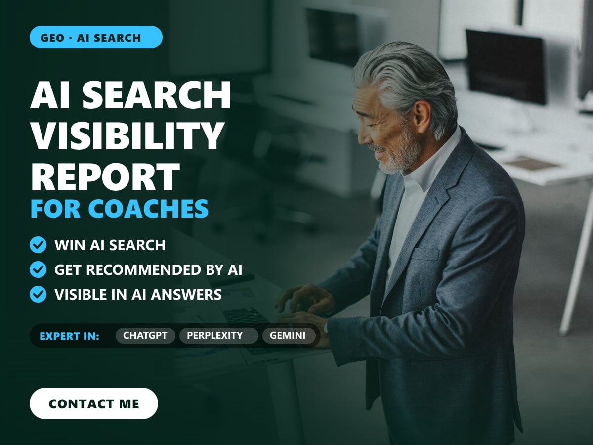 AI search visibility report for coaches — image 1